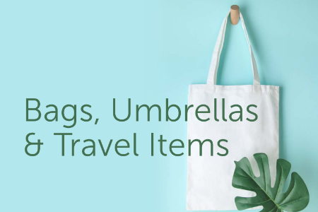 EOFY bags, umbrellas and travel category